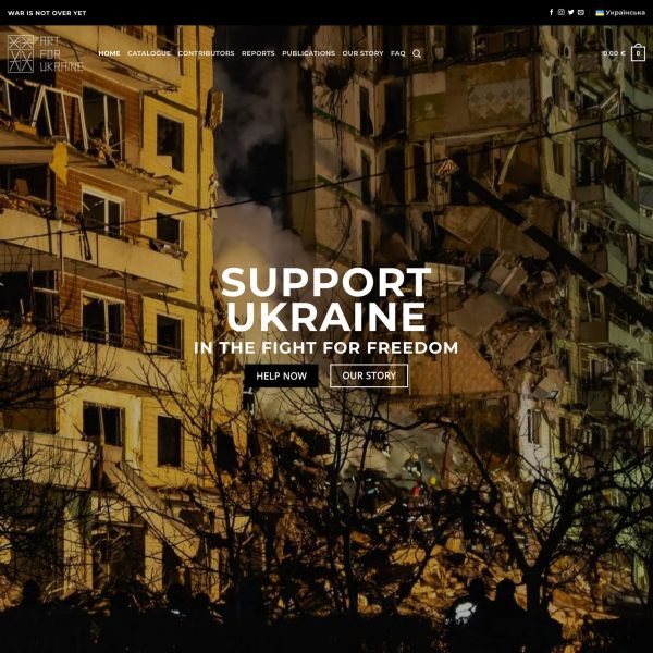 artforukraine.world screenshot